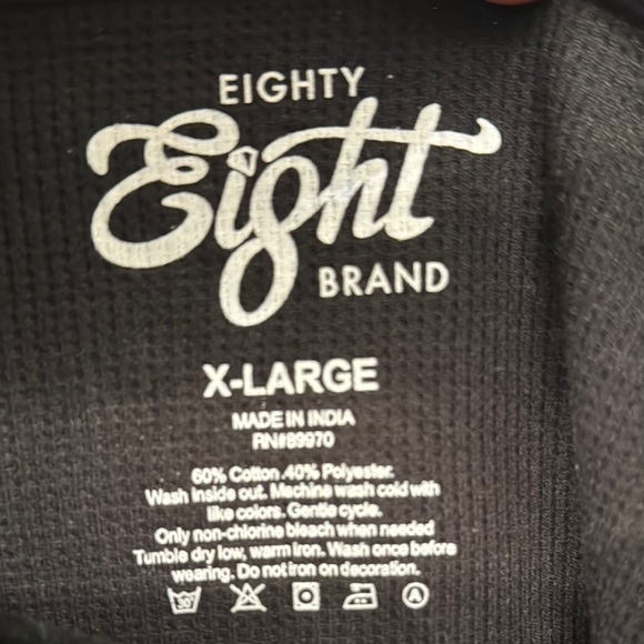 Rose Embroidery Black Hoodie - Picture 2 of 3